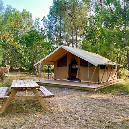 Camping La Kahute - Tente Lodge Au Coeur De La Foret แกร์ก็อง ภายนอก รูปภาพ