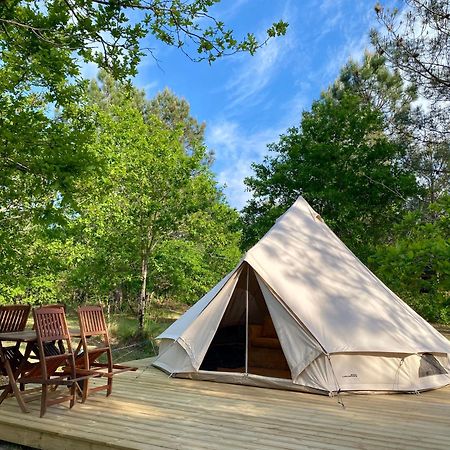 Camping La Kahute - Tente Lodge Au Coeur De La Foret แกร์ก็อง ภายนอก รูปภาพ