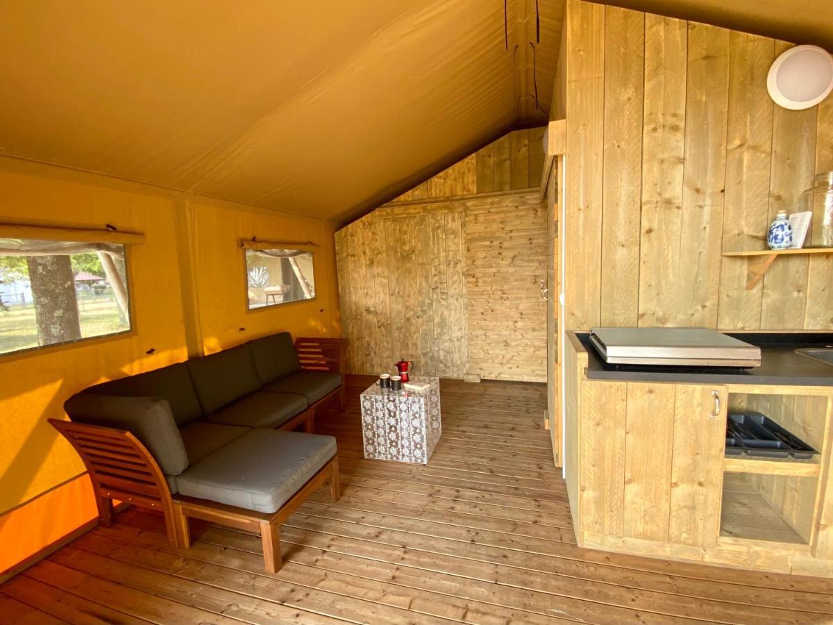 Camping La Kahute - Tente Lodge Au Coeur De La Foret แกร์ก็อง ภายนอก รูปภาพ