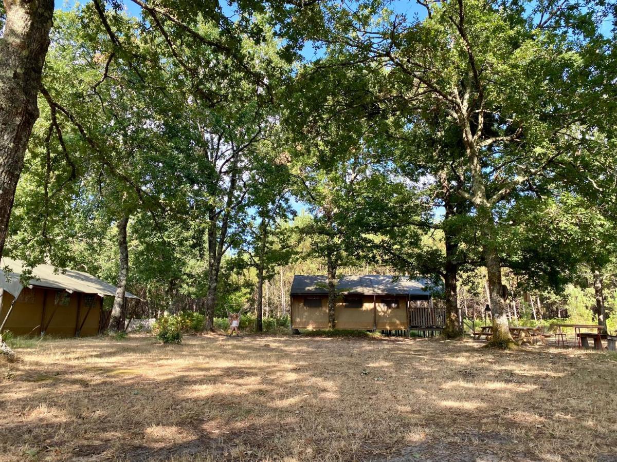 Camping La Kahute - Tente Lodge Au Coeur De La Foret แกร์ก็อง ภายนอก รูปภาพ
