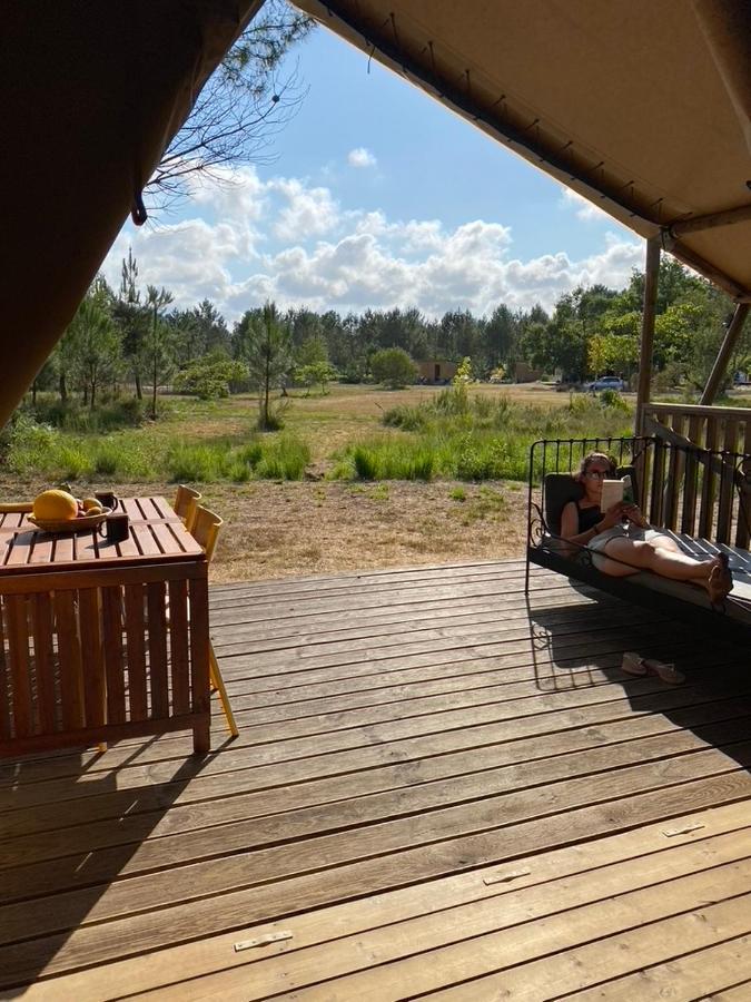 Camping La Kahute - Tente Lodge Au Coeur De La Foret แกร์ก็อง ภายนอก รูปภาพ