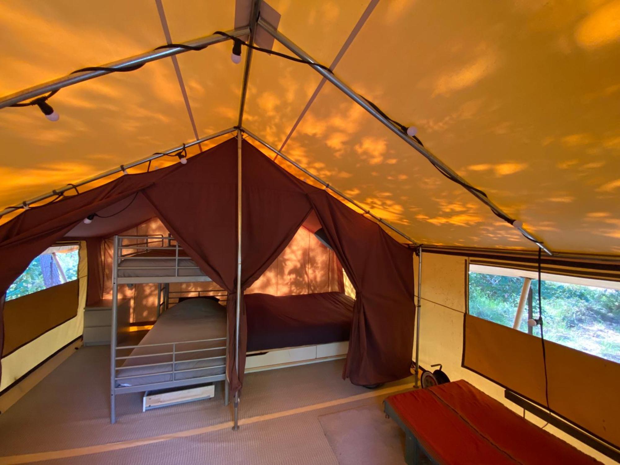 Camping La Kahute - Tente Lodge Au Coeur De La Foret แกร์ก็อง ภายนอก รูปภาพ