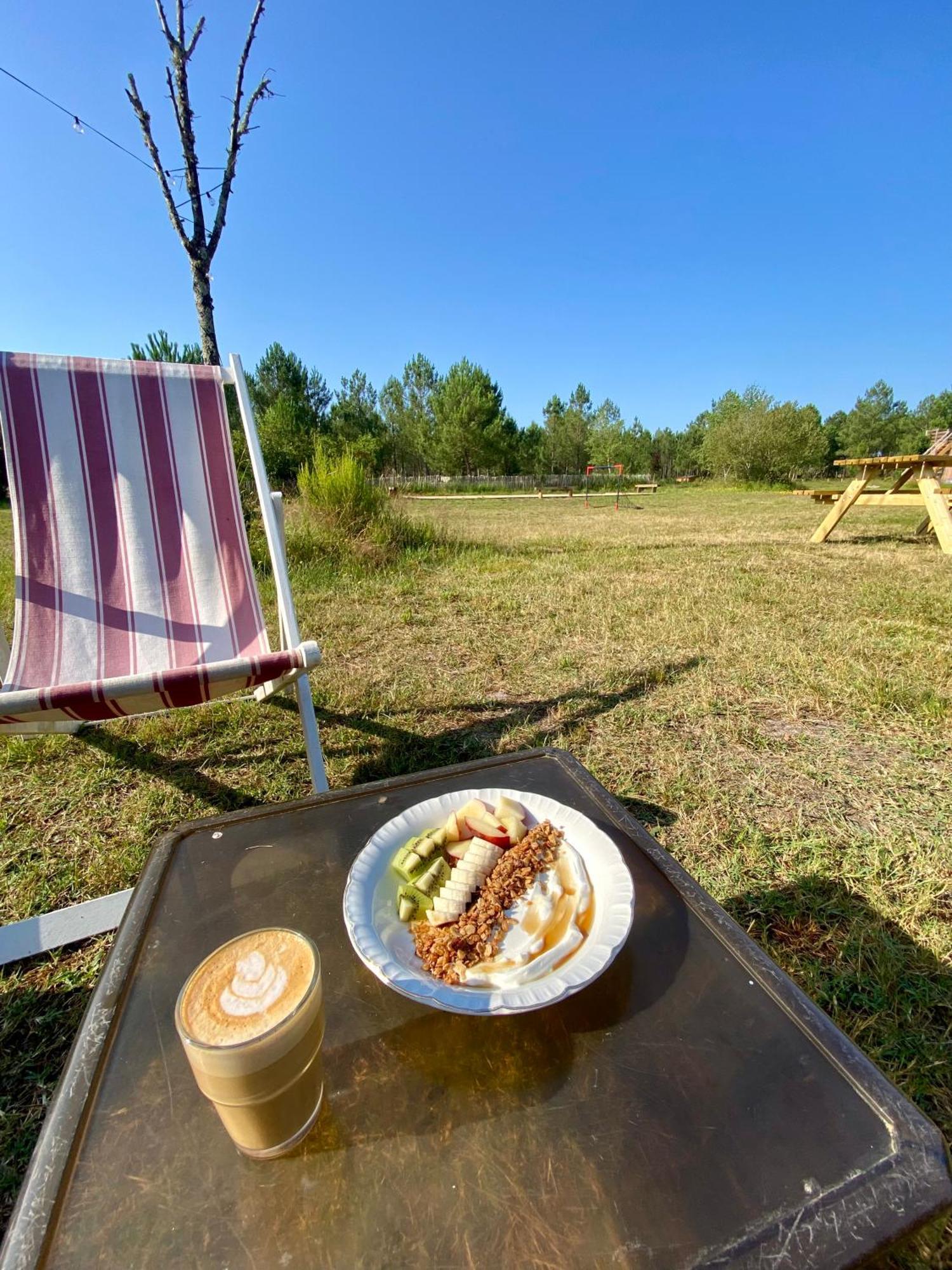 Camping La Kahute - Tente Lodge Au Coeur De La Foret แกร์ก็อง ภายนอก รูปภาพ